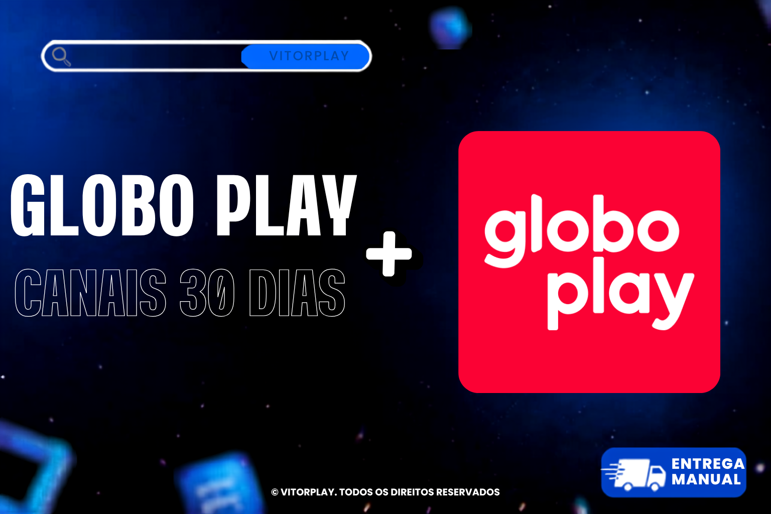 Conta globo play + canais com 5 aceesos - entrega em ate 24h