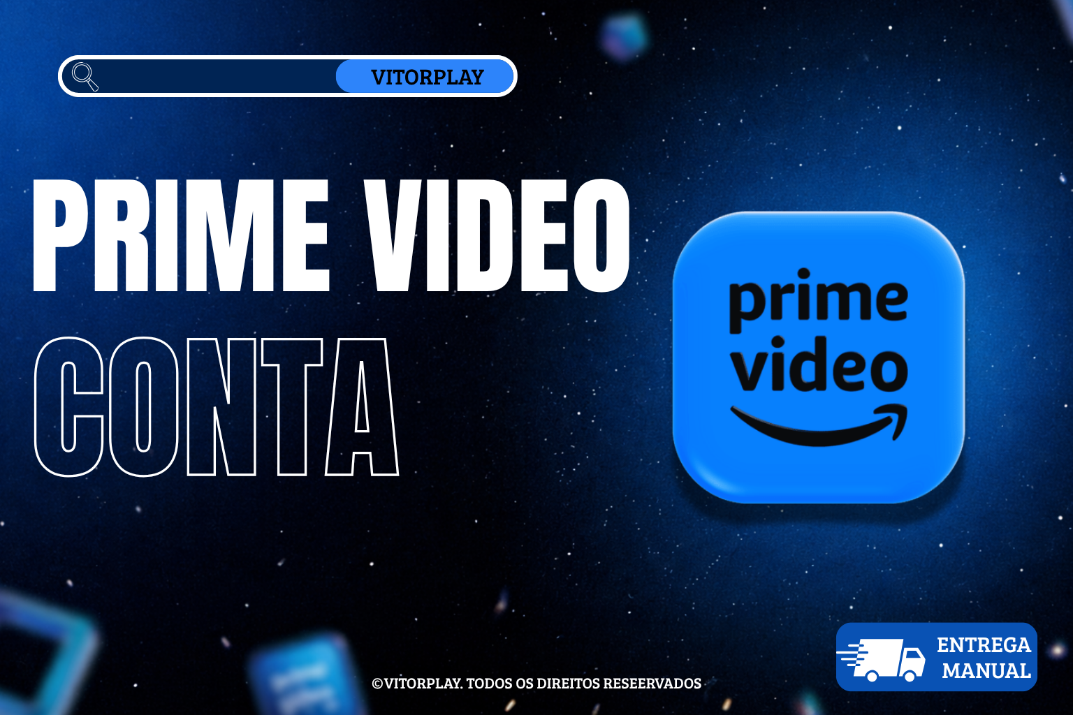 Prime vídeo - 1 perfil com anucios - entrega instantânea