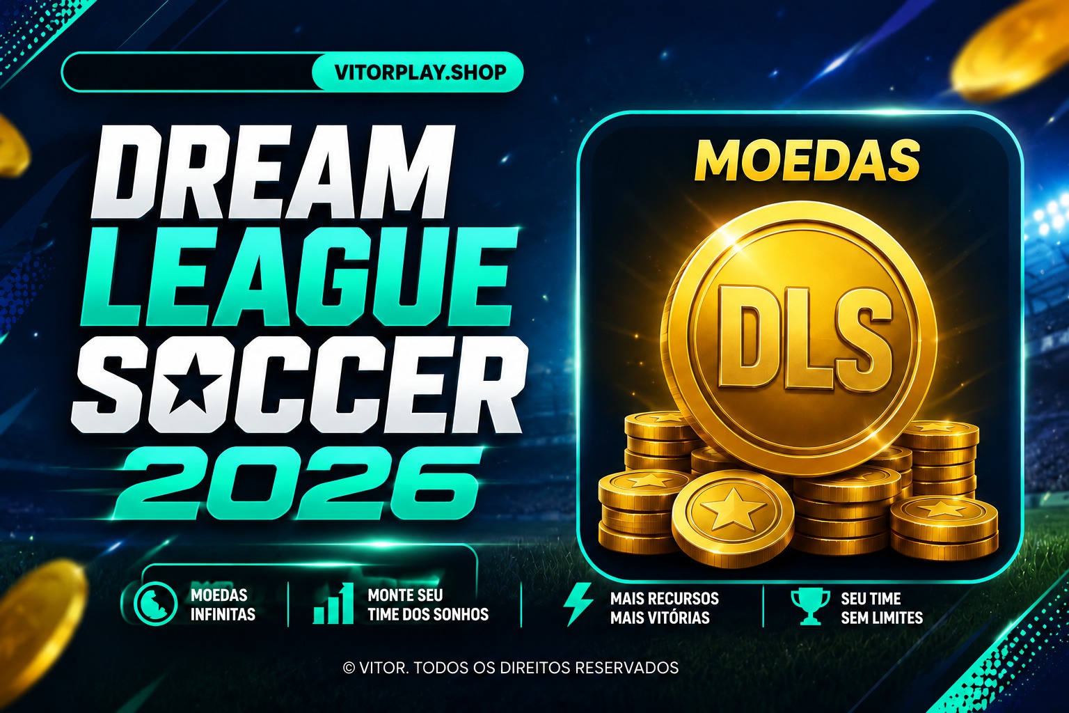 Dls 26 Moedas - 500 moedas